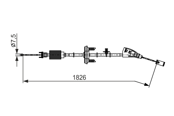 Bosch Käsijarruvaijeri 1987482795