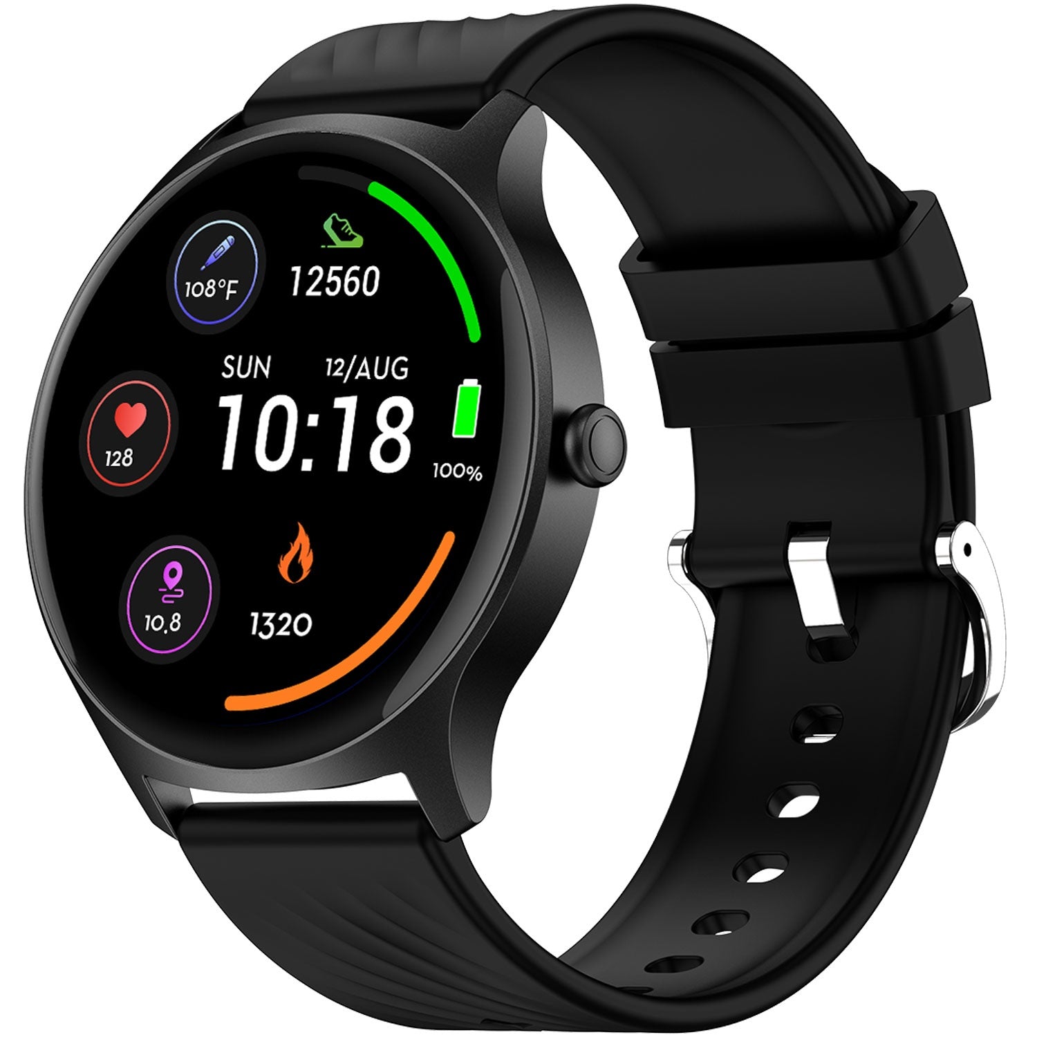 Denver SWC-387B, 3,63 cm (1.43), AMOLED, Kosketusnäyttö