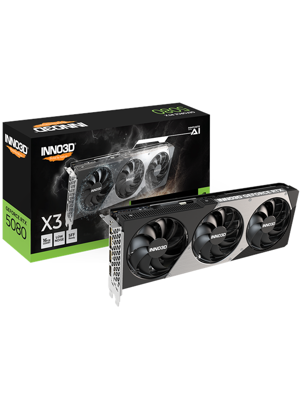 Inno3D GeForce RTX 5080 X3 16 Gt -näytönohjain
