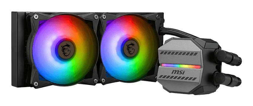 MSI MAG Coreliquid M240, All-in-one-nesteenjäähdytin, 12 cm, Musta