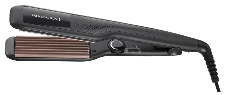 Remington Ceramic Crimp 220 S3580 37 mm -muotoilurauta, musta/roosa