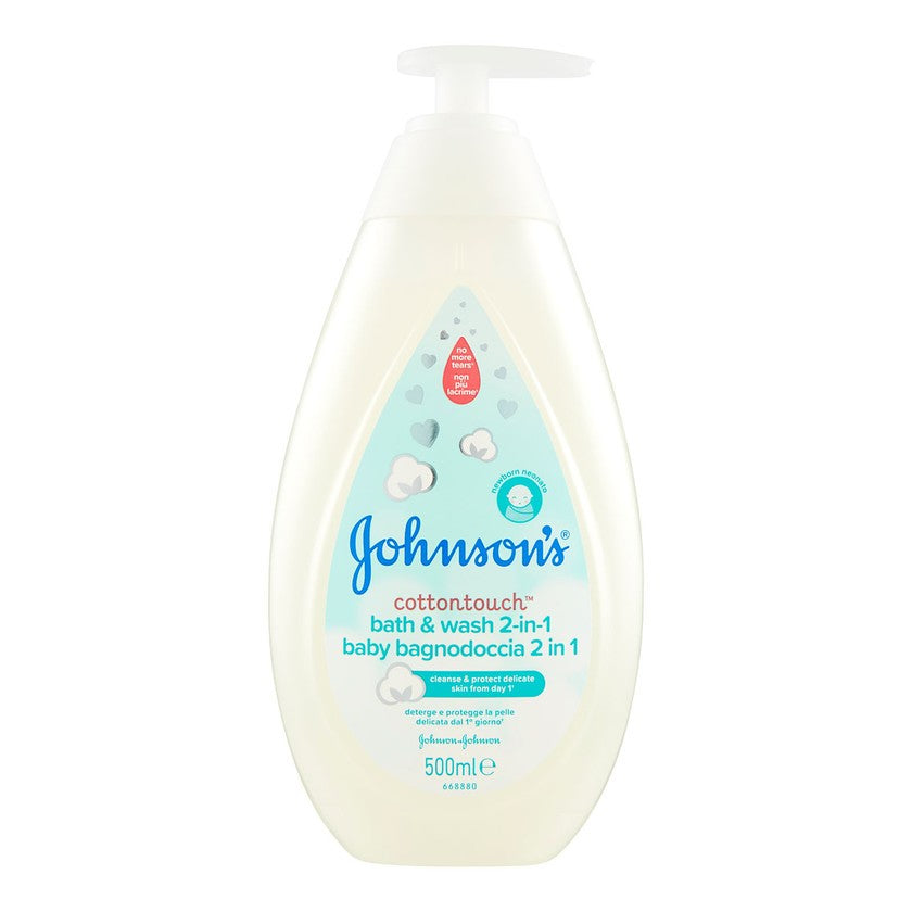 Johnson's CottonTouch 2 in 1 puhdistusaine 500 ml
