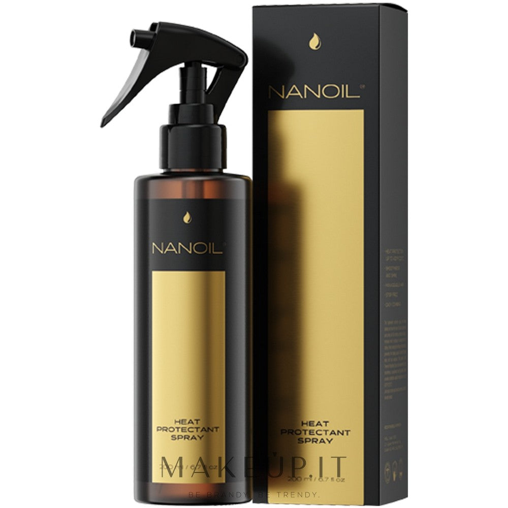 Nanoil Spray termoprotettivo 200 ml — Spray termoprotettivo