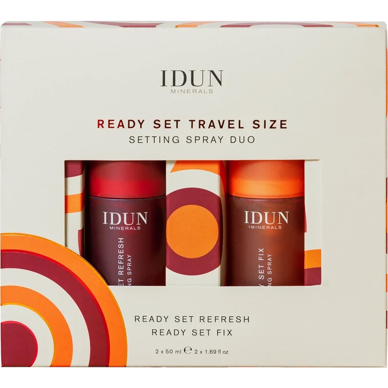 IDUN Minerals Setting Spray Travel Size Duo