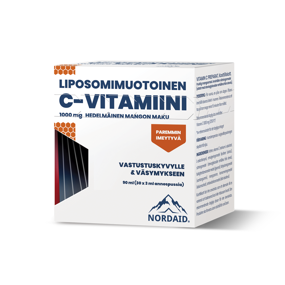 Nordaid Liposomaalinen C-vitamiini geeli 1000 mg 90 ml