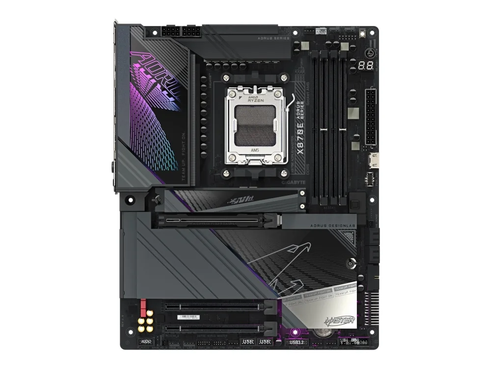 GIGABYTE X870E AORUS MASTER Emolevy - AMD X870E - AMD AM5 - DDR5 RAM - ATX