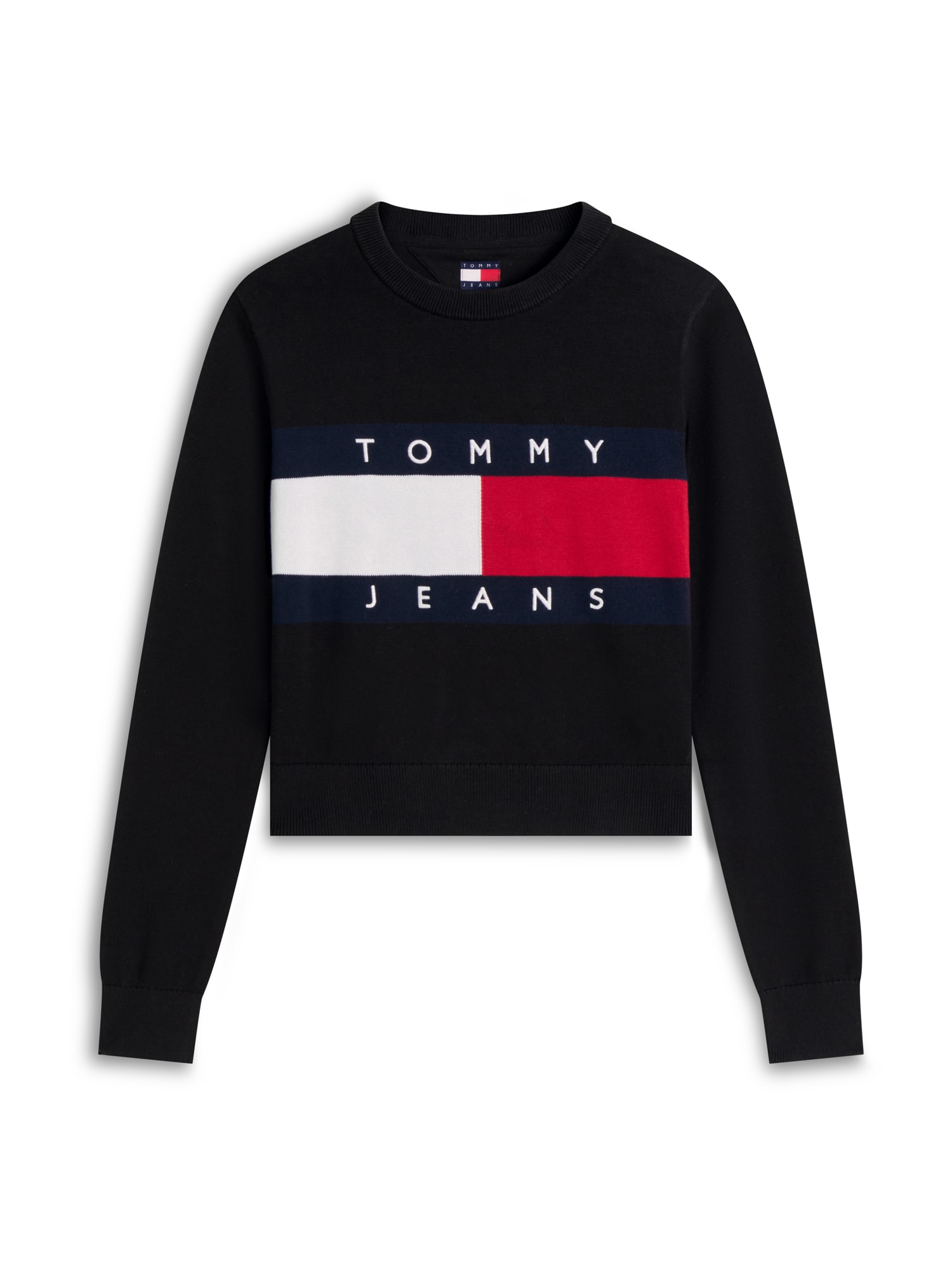 Tommy Jeans Neulepaita laivastonsininen / punainen / musta / valkoinen