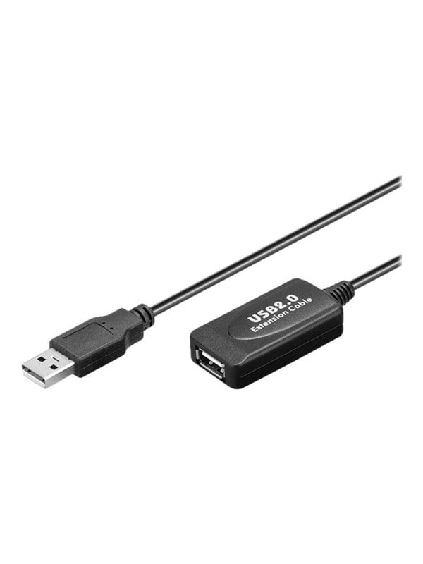 Pro USB 2.0 jatkokaapeli aktiivinen A/A - 10m