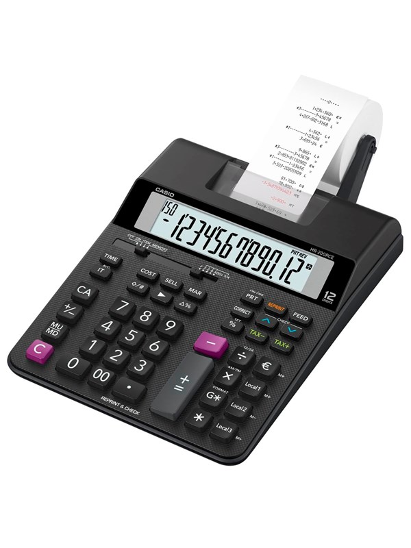 CASIO HR 200RCE printercalculator
