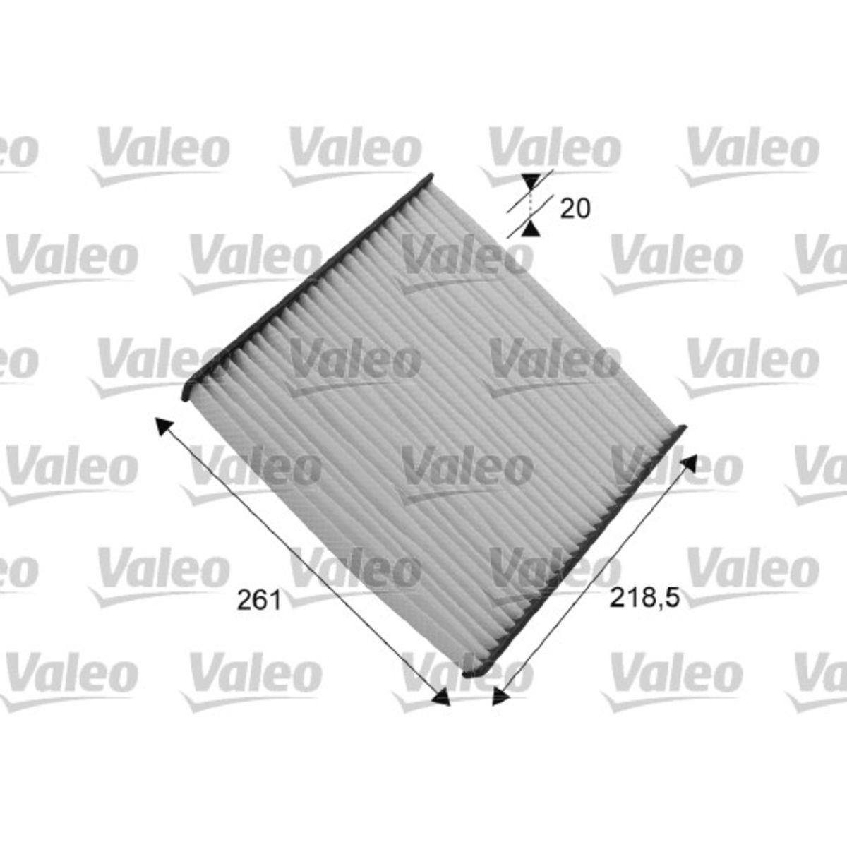 Suodatin, sisäilma VALEO 715552