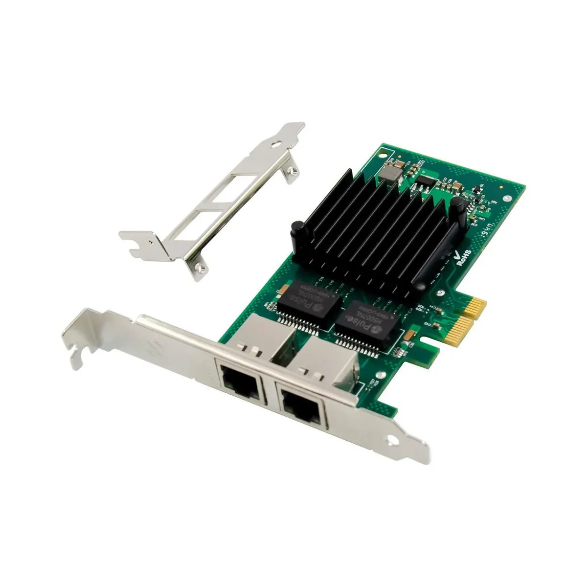 MicroConnect MC-PCIEX1-I350-T2 - Verkkokortti, Monivärinen