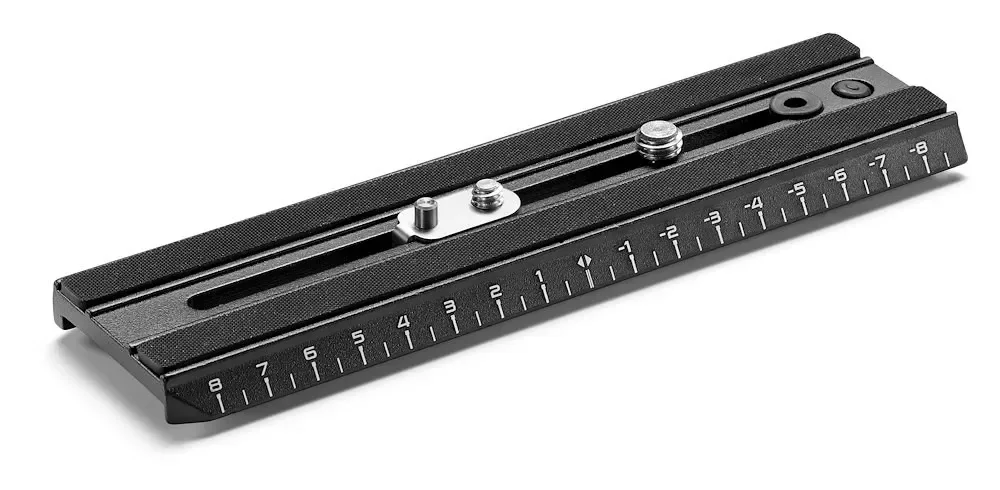 Manfrotto 504PLONGRL, Musta, Alumiini, Kumi, Terästä, 1 kpl, 50 mm, 11 mm, 180 mm