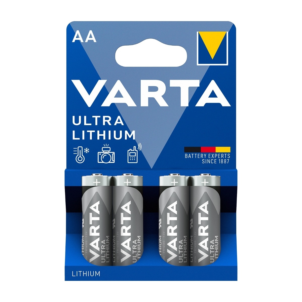 VARTA Varta Ultra. Lithium - AA - 4 kpl/pakkaus