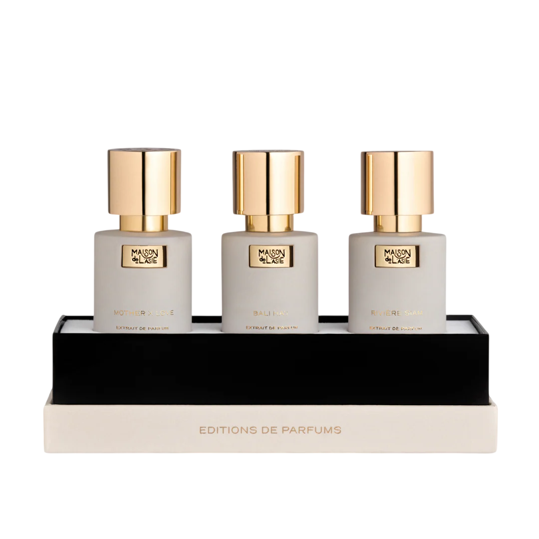 Editions De Parfums Florale Set Maison De L'Italie: Mother x Love, Extraità De Parfum, unisex, 15 ml + Bali Ha'i, Extraità De Parfum, unisex, 15 ml +