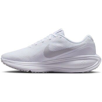 NIKE Juoksukengät 'Revolution 8' vaaleanharmaa / valkoinen