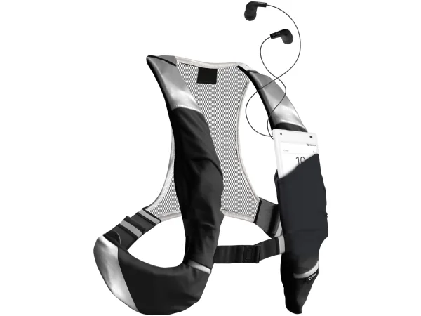 SBS Adjustable backpack straps with smartphone pocket and object pockets