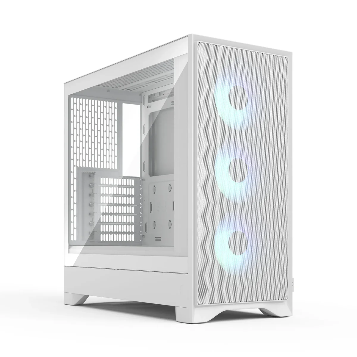 Fractal Design Pop 2 Air -miditornikotelo RGB-valaistuksella ja ikkunalla, valkoinen