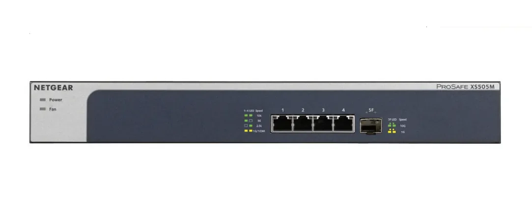 Netgear XS505M 5-porttinen 10-Gigabit Ethernet kytkin