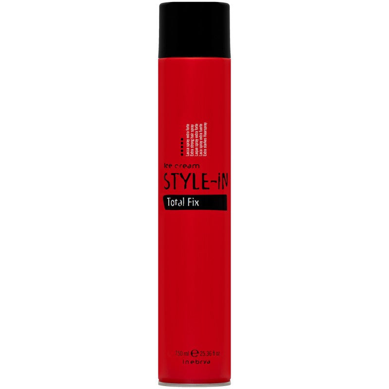 Inebrya Style-In Total Fix Spray Extra Vahva Hiuslakka - 750 ml