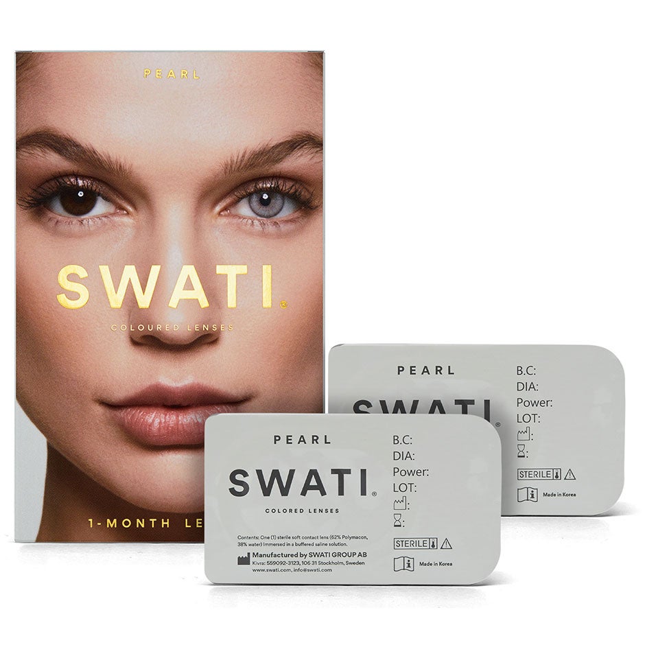 SWATI Cosmetics 1 måneds Kontaktlinser Pearl