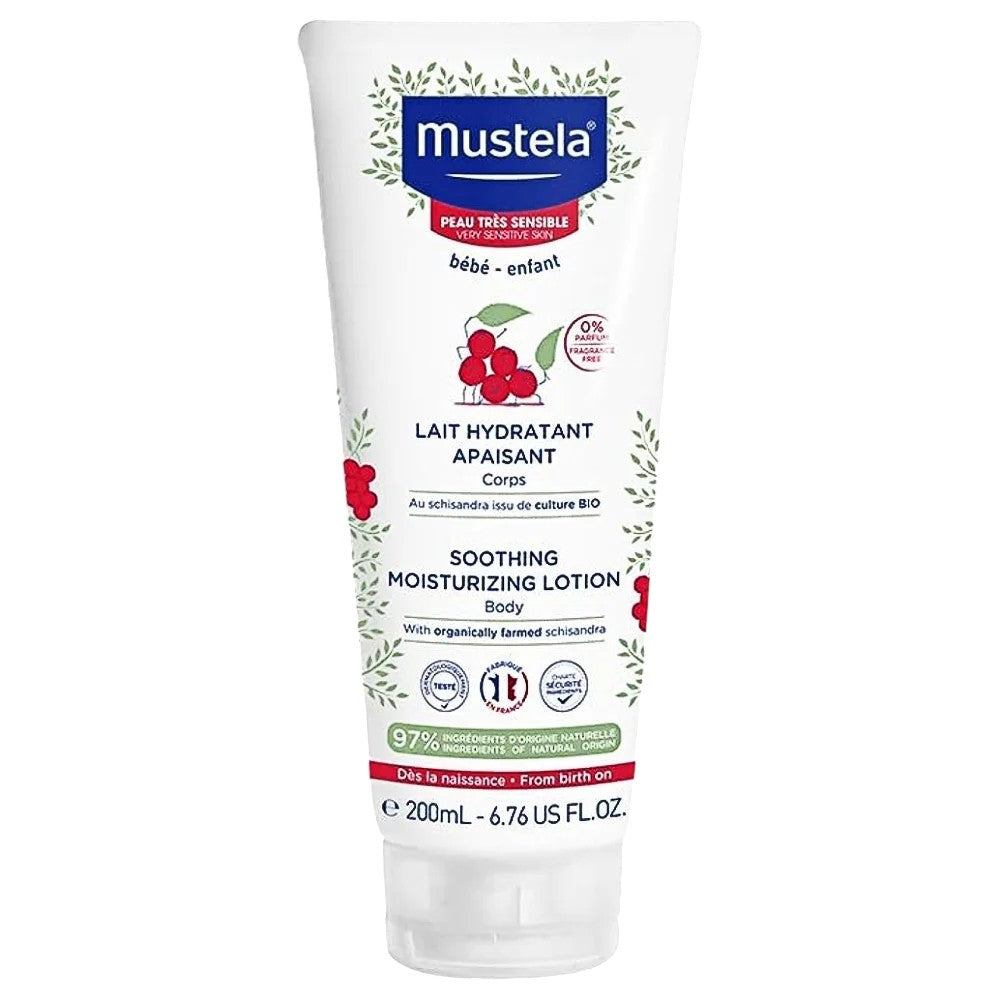 Mustela Rauhoittava kosteuttava vartalovoide vauvoille - Body Lotion - 200 ml