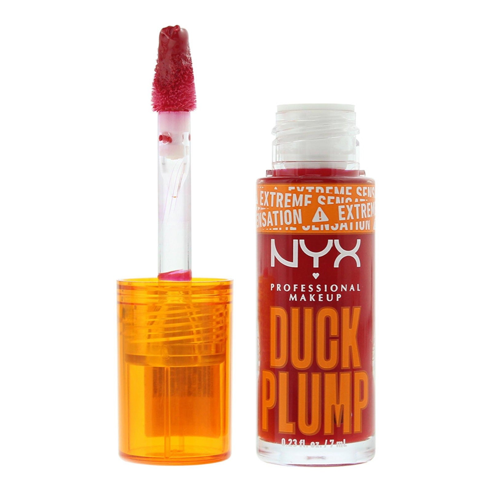 NYX Professional Makeup Duck Plump Huulikiilto Volumizing Effect Color 14 Hall Of Flame 7 ml