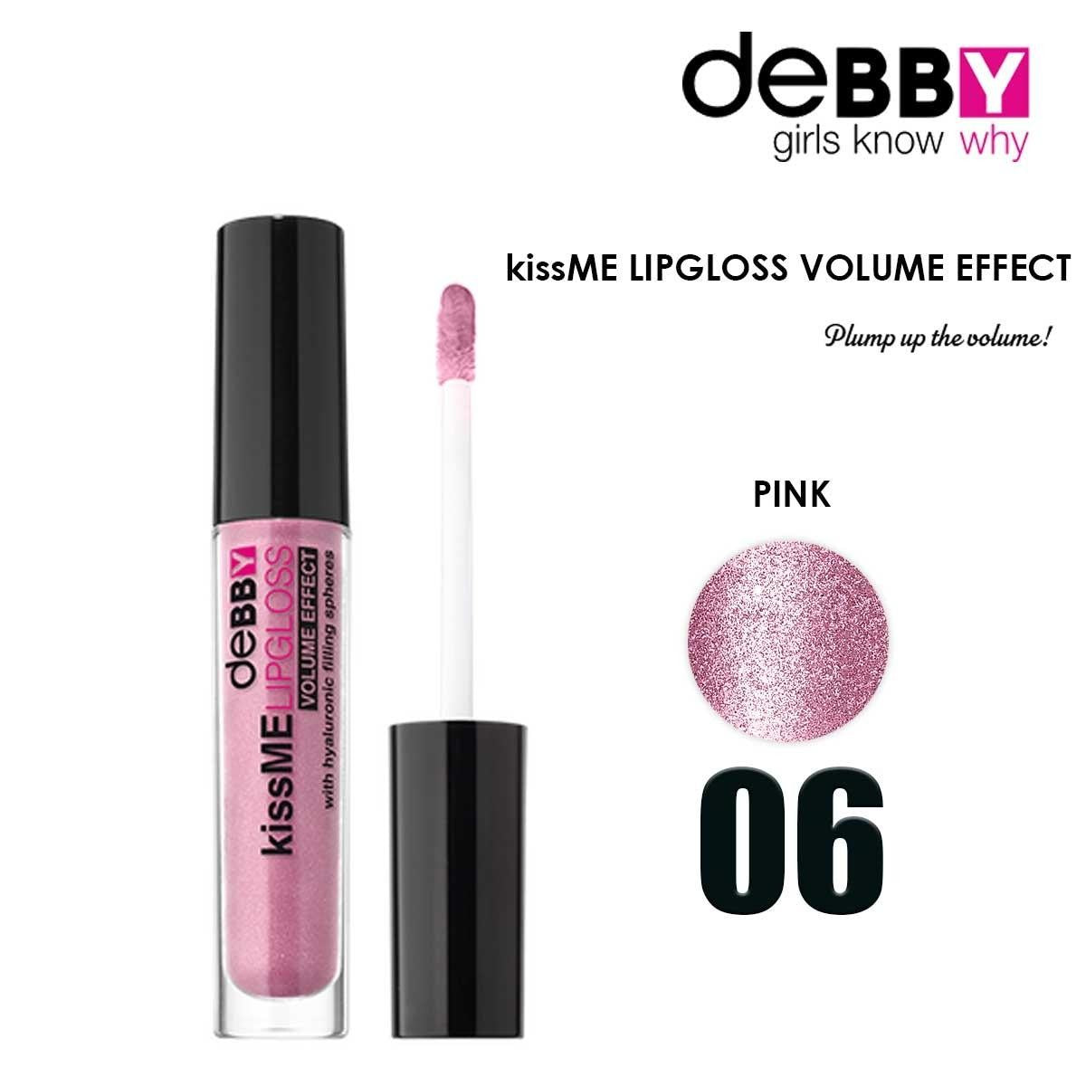 Debby kissme huulikiilto volyymi 06 pink