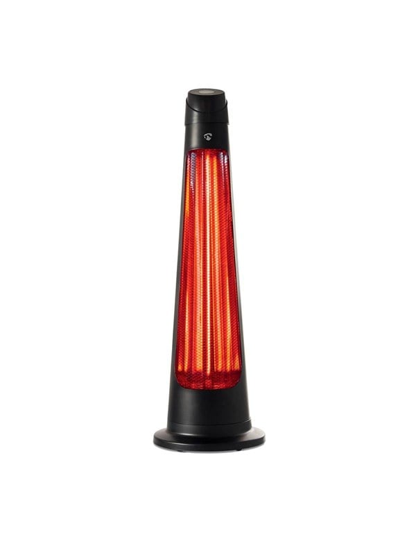 Nedis SmartLife Patio lämmitin | Wi-Fi | 1200 W | 2 Lämpöasetusta | Oskillaatio | Kaatumissuoja | IP24 | Musta