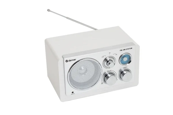 DENVER TR-63 - Radio - valkoinen