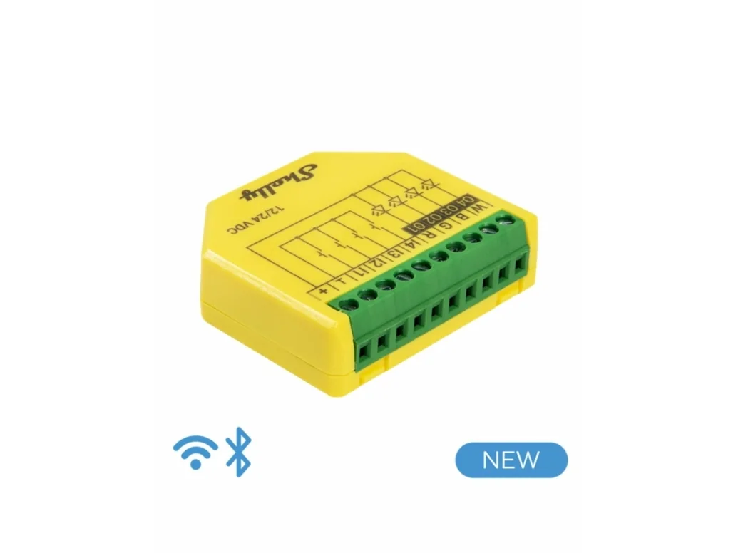 Shelly Plus RGBW PM - WiFI 12/24V control