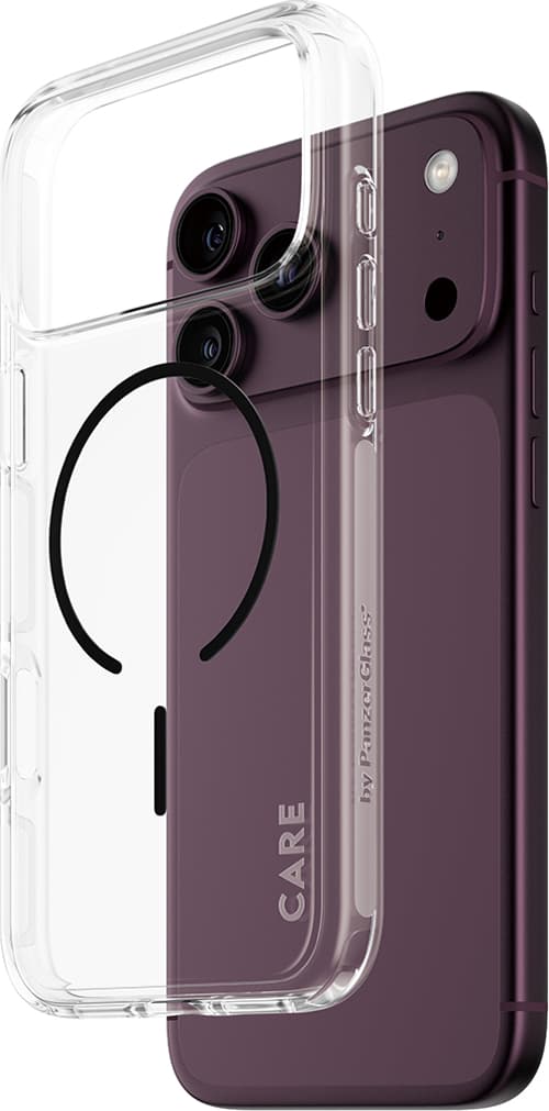 CARE by PanzerGlass Urban Explorer Case Transparent w. Black MagSafe Apple iPhone 18 Pro Max | 17 Pro Max