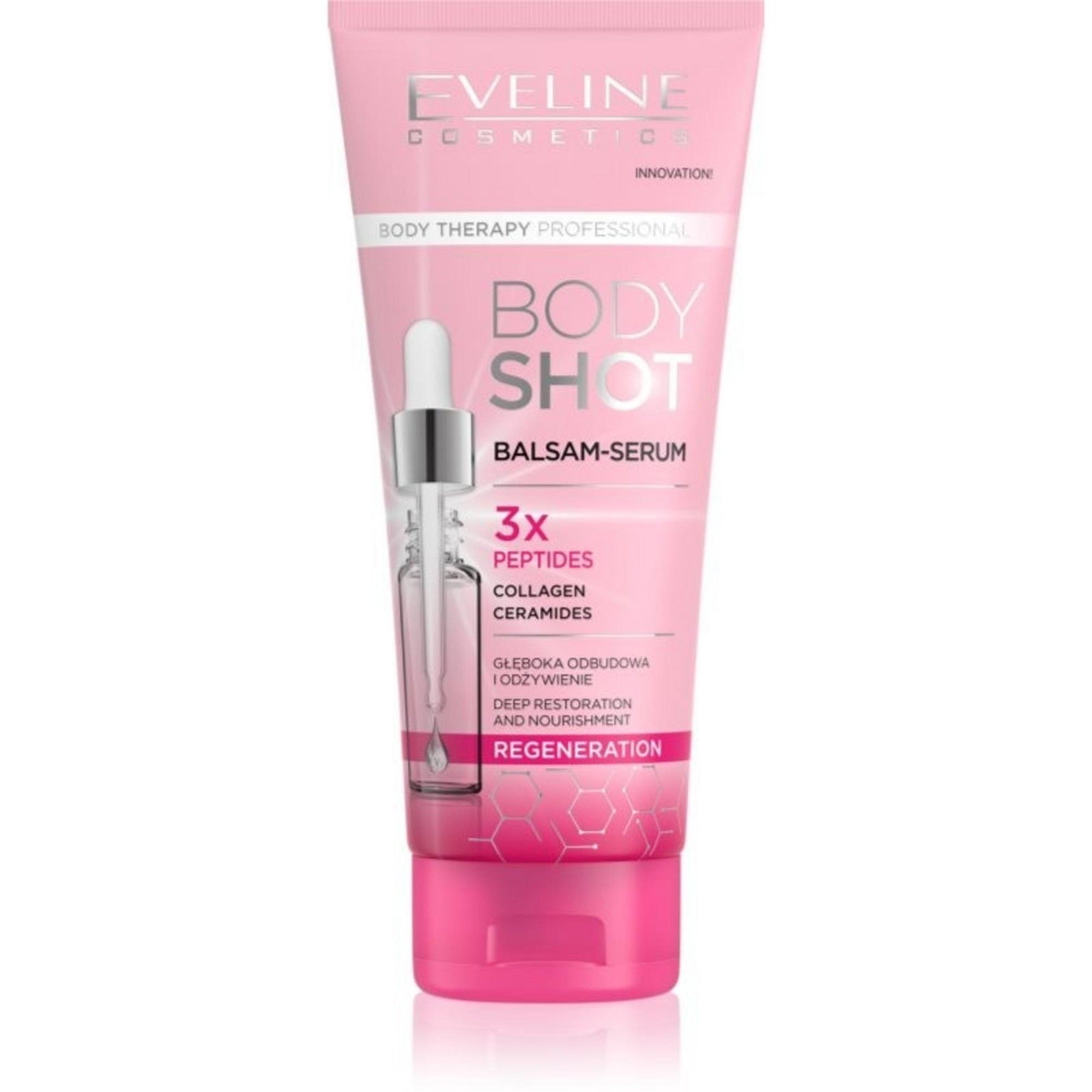 Eveline Cosmetics Shot 3 Peptides Regenerating Balm erittäin kuivalle iholle 200 ml