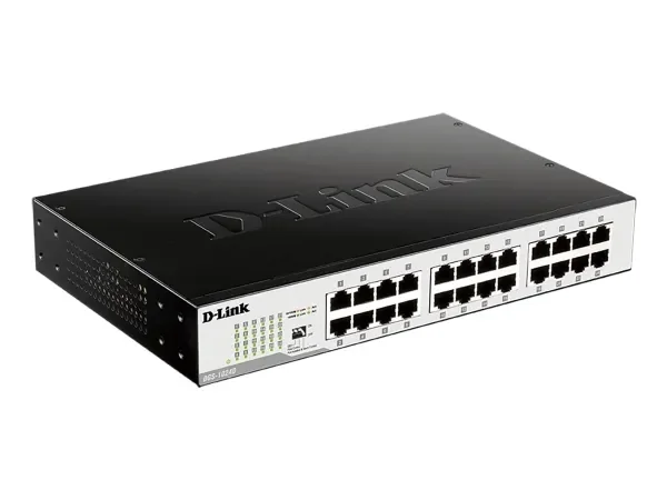 D-Link DGS-1024D/E - 24-porttinen hallitsematon Gigabit-kytkin