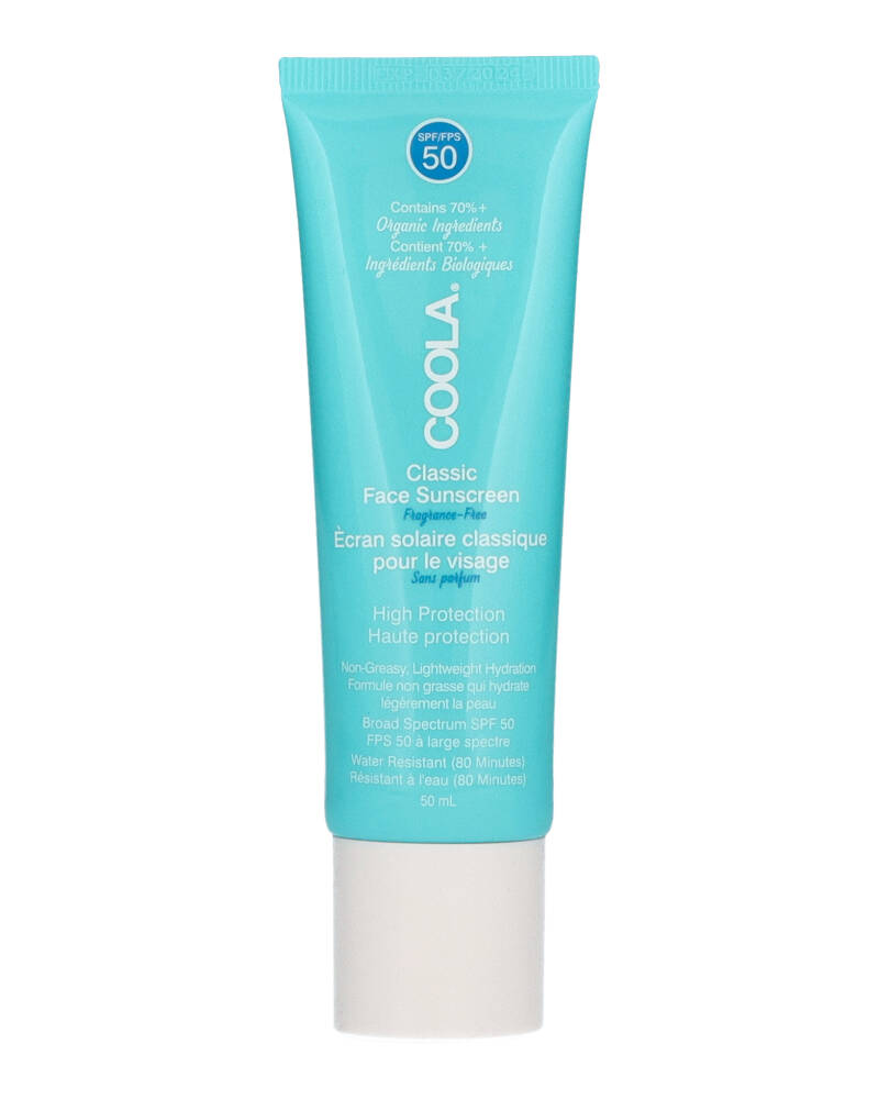 COOLA Classic Face Sunscreen Fragrance Free SPF 50 50 ml
