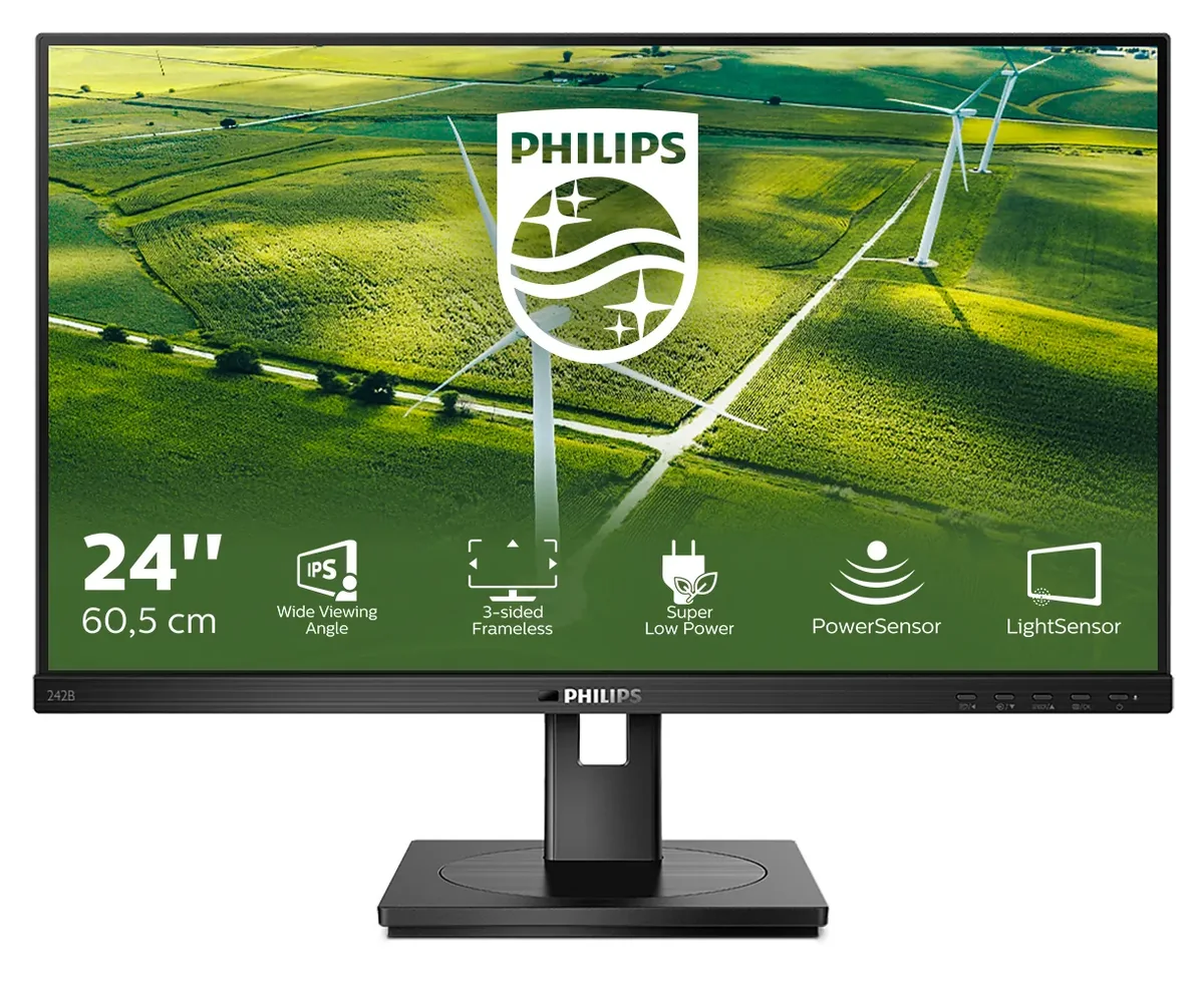 Philips 242B1G/00 23.8" Full HD, IPS -näyttö, USB hub