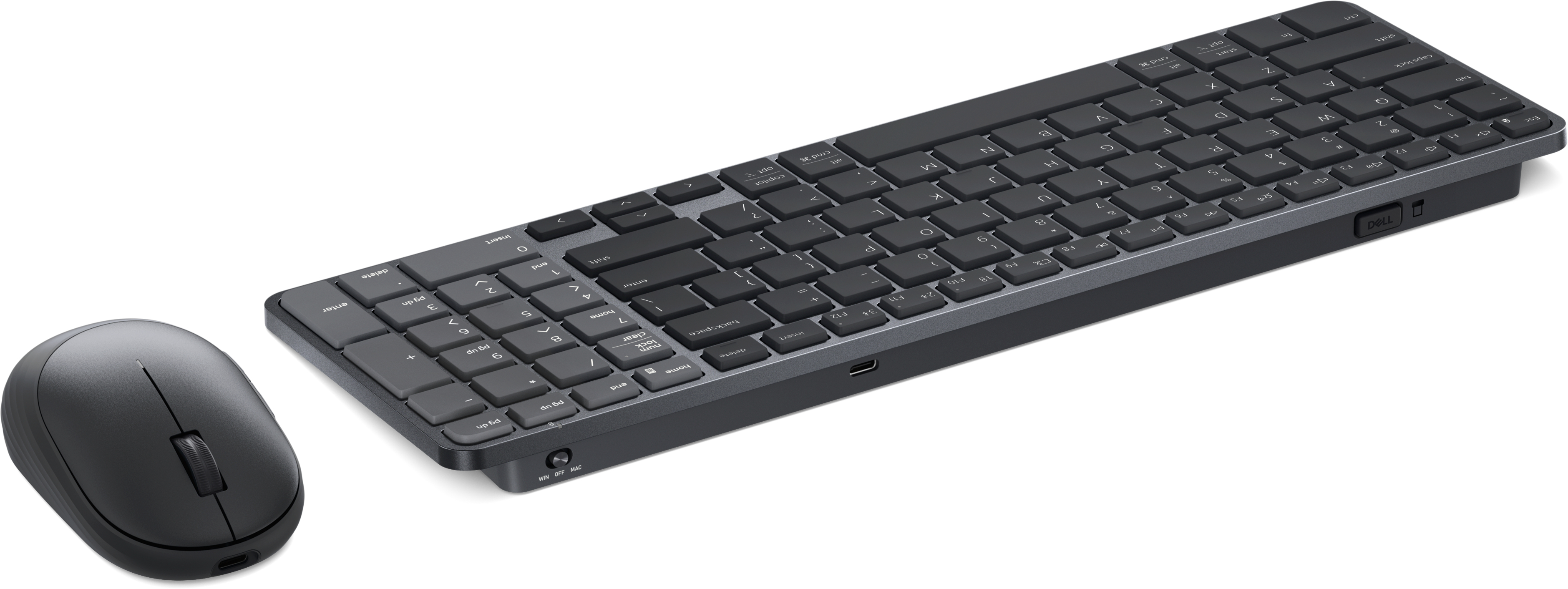 Dell Pro 7 Km746 Näppäimistö Sisältää Hiiren Universaali Rf Wireless + Bluetooth Qwerty Pohjoismainen Grafiitti Langaton Pohjoismainen Tarvikkeet