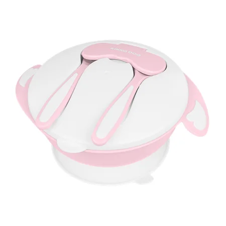 Kikka Boo Baby Bowl 4-in-1 Set – Vaaleanpunainen