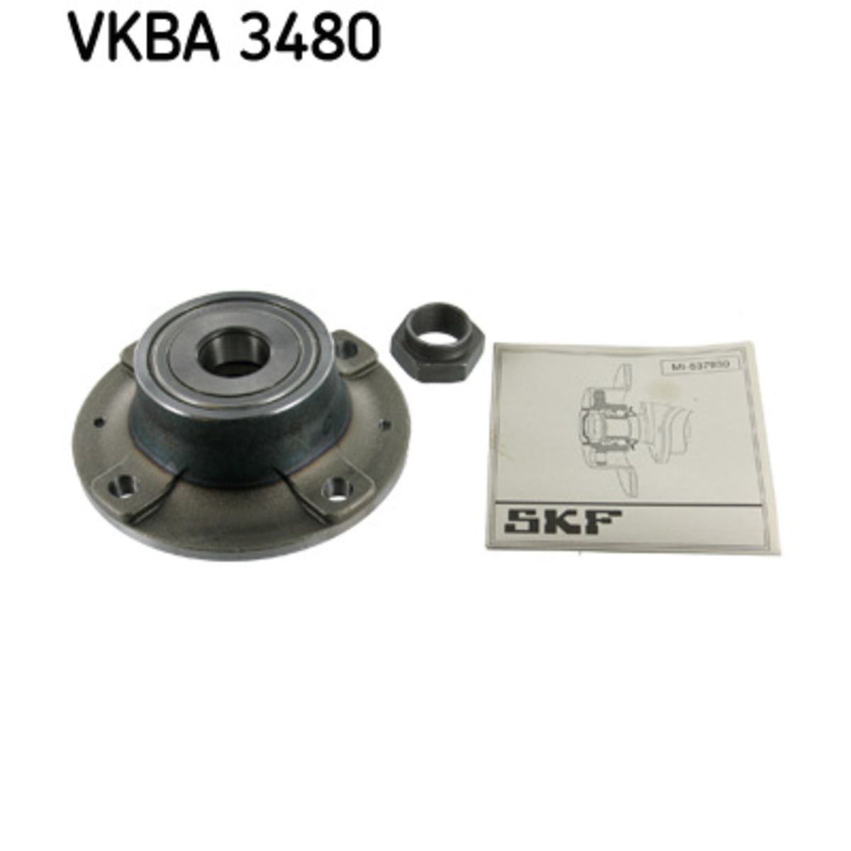 Pyöränlaakerisarja SKF VKBA 3480
