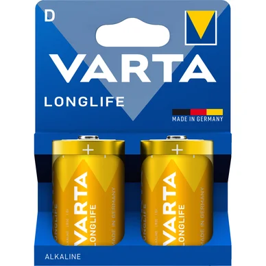 Varta Varta Pitkäikäinen akku - D 2 kpl 4120101422 Vastaa: N/A
