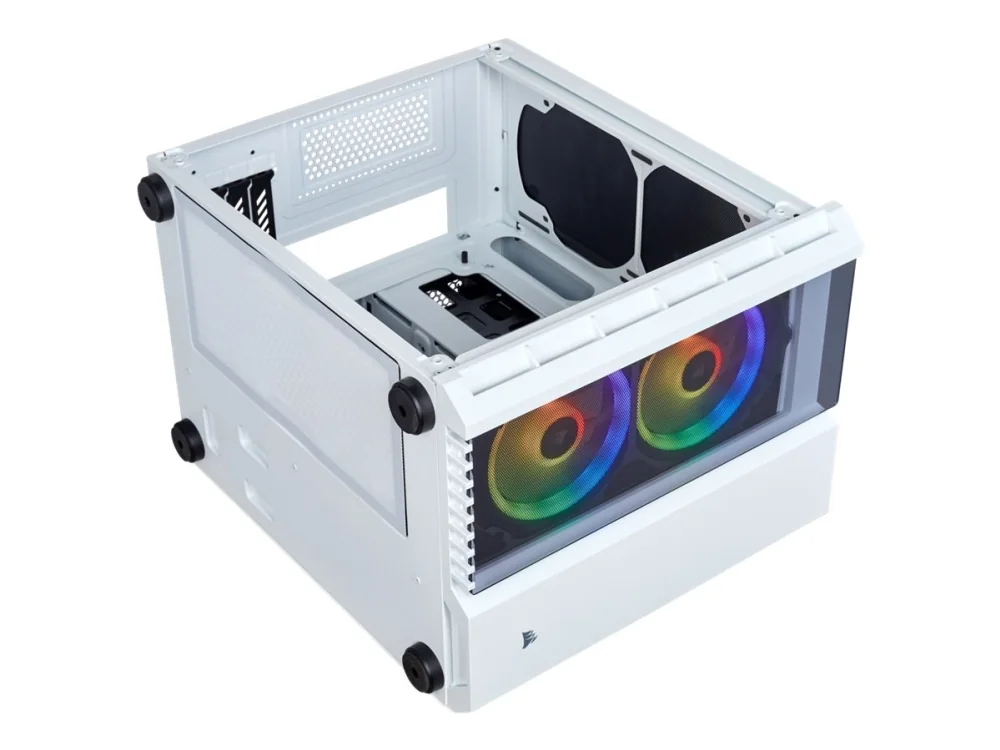 Corsair Crystal 280X, PC, Valkoinen, mikro ATX, Terästä, Karkaistu lasi, 15 cm, 30 cm