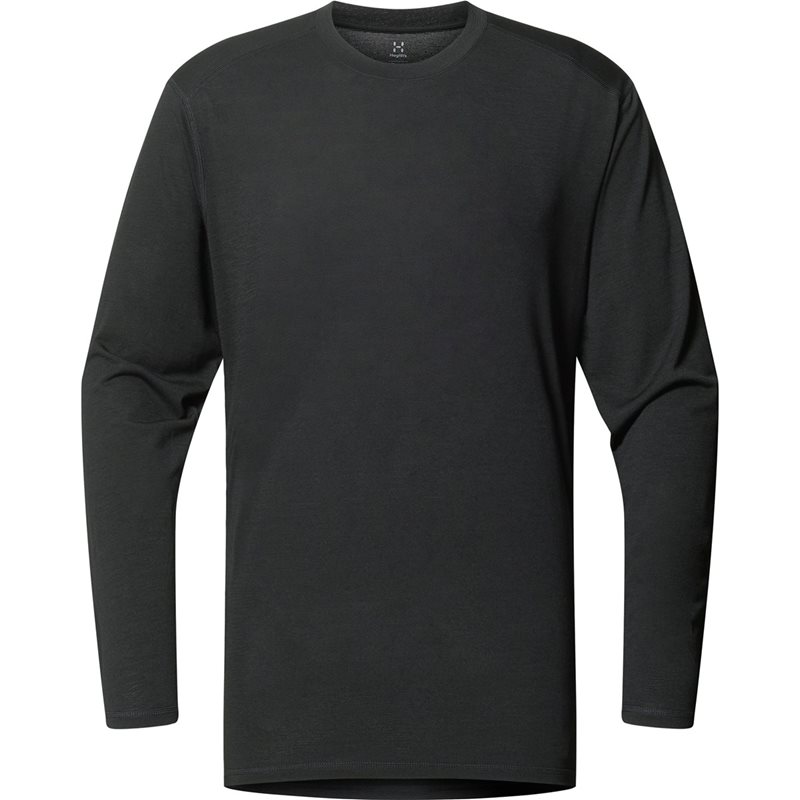 Haglöfs Kaise Wool LS Tee Men True Black - M