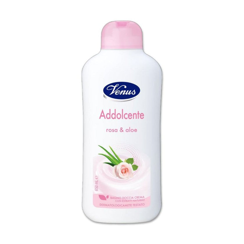 Venus Bagno Doccia Addolcente Rosa E Aloe 650 ml — Gel doccia