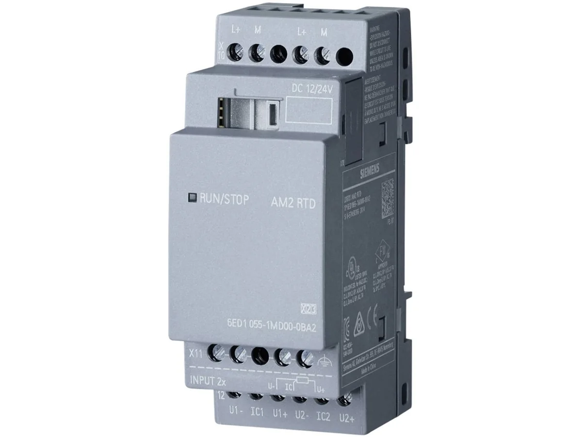 Siemens Logo! am2 rtd 2ai -50+200 astetta Celsiusta
