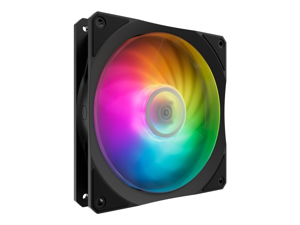 Cooler Master Mobius 140P PWM ARGB -tuuletin, Loop Dynamic Bearing, 140 mm, musta