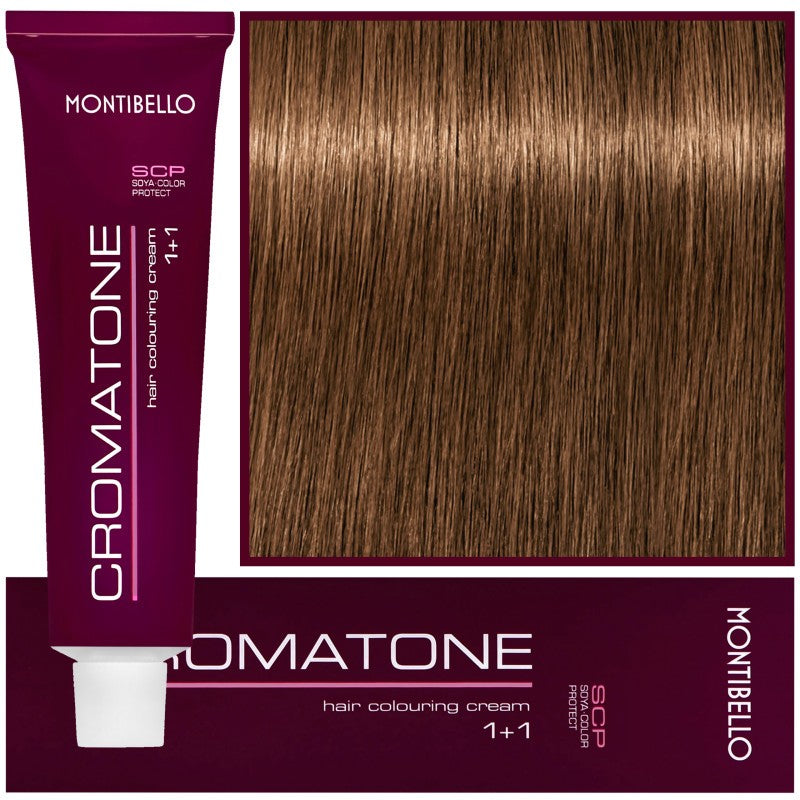 Montibello Cromatone hiusväri 60ml 7,31 | Keskivaalea kulta-tuhka