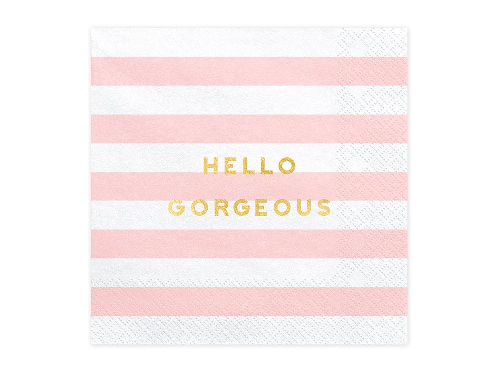 Servetit Hello Gorgeous - 20-pakkaus