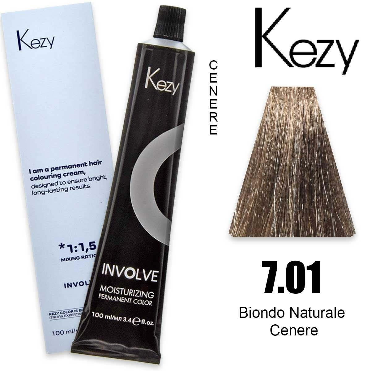 Kezy Involve Color 100 ml Luonnollinen Tuhkanvaalea 7.01