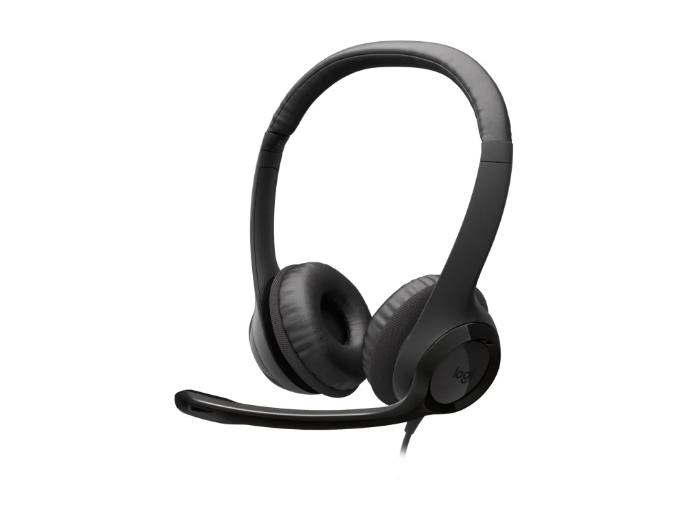 Logitech H390, Langallinen, Puhelut/Musiikki, 20 - 20000 Hz, 197 g, Kuulokkeet, Musta
