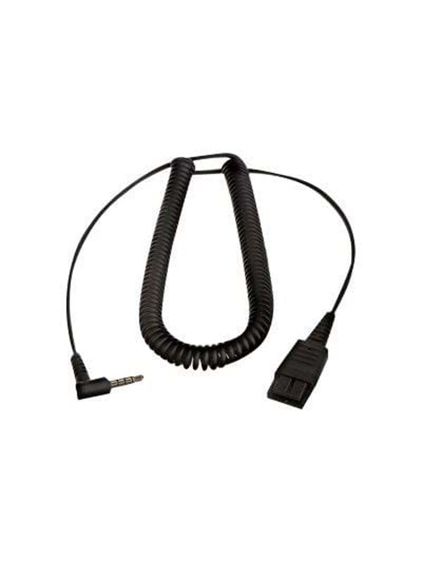Jabra Pc Cord Qd To 3.5 Mm Musta
