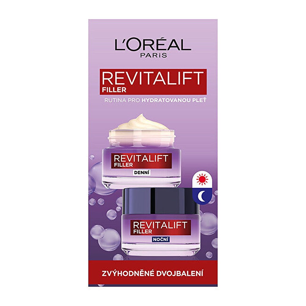 L'oréal paris Revitalift Filler kasvojen voidepaketti lahja